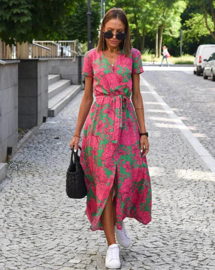 Lorena™ Vestido floral de verano