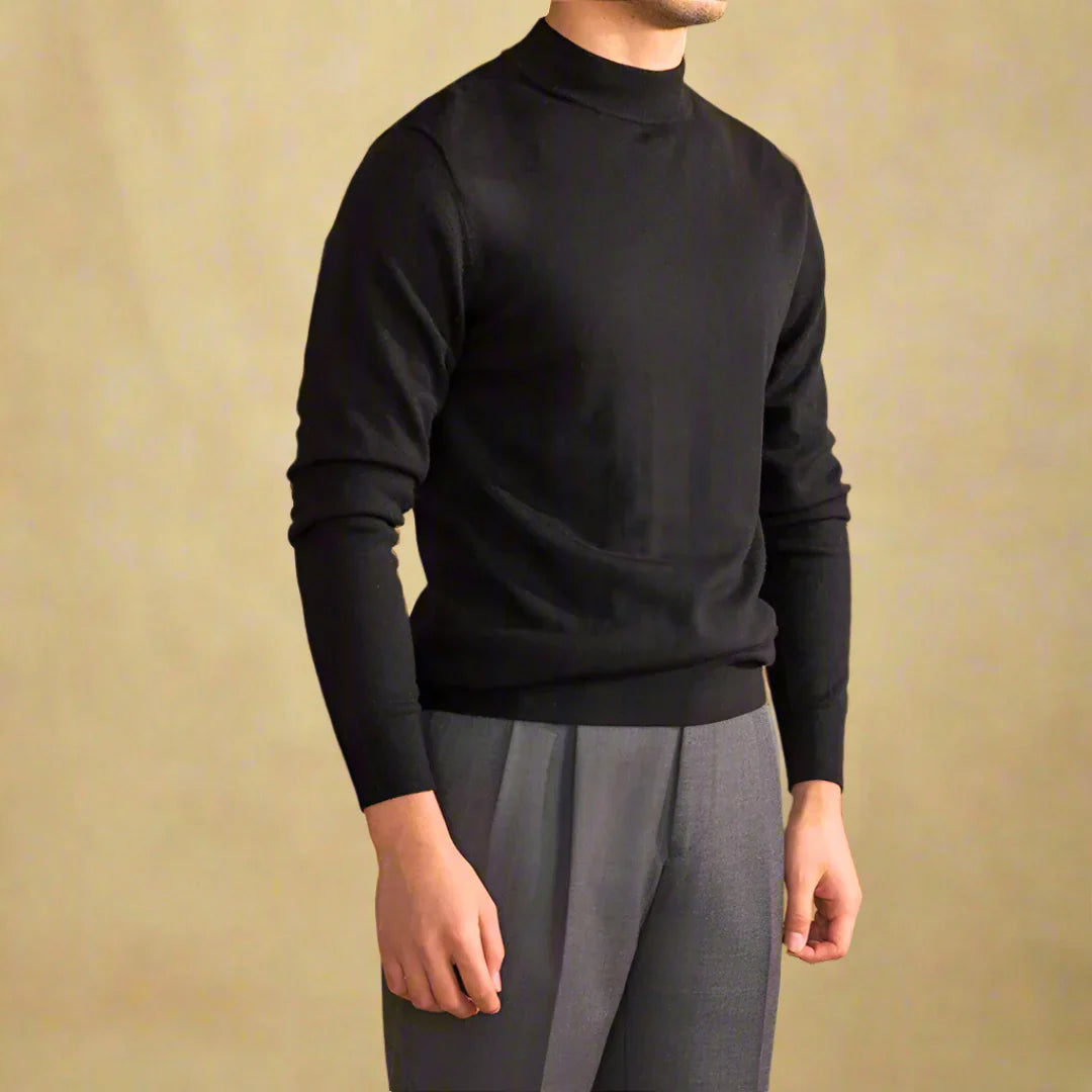 PIERO COSTA™ | Jersey de cuello alto de cachemira