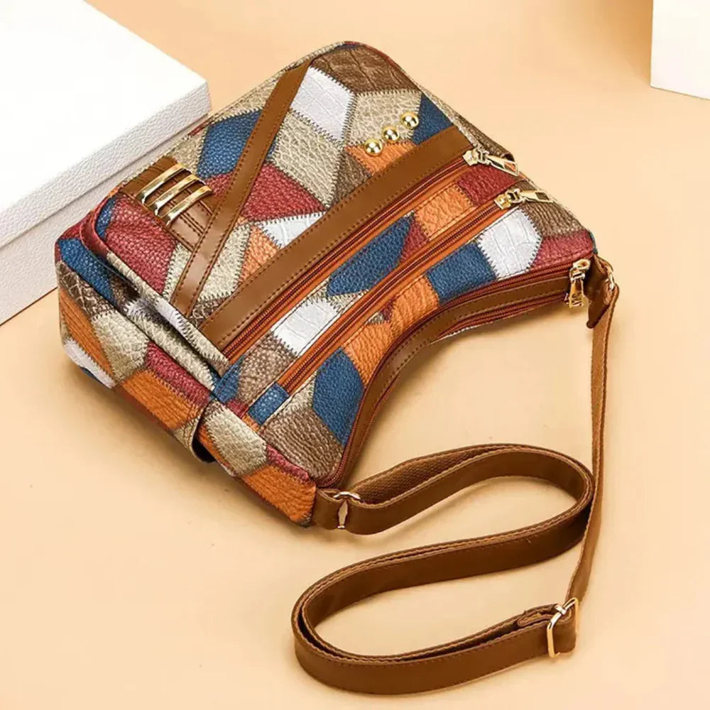 Alicia - Bolso bandolera de cuero hecho a mano