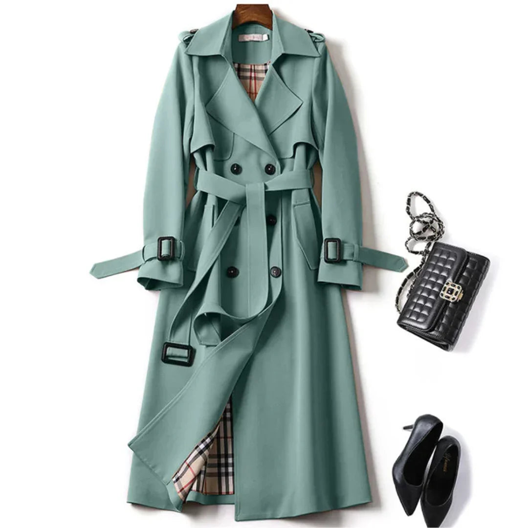 Isabella - Chique Dames Trenchcoat met Riem
