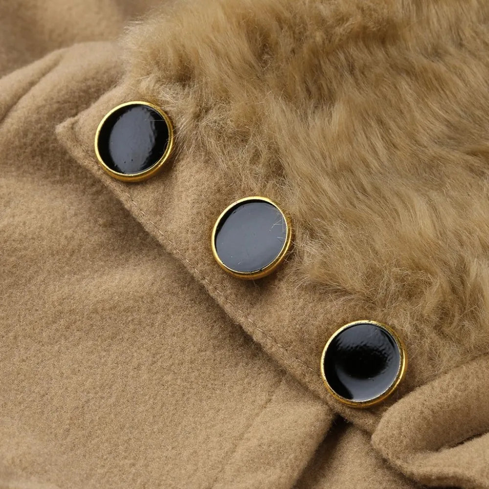Gabrielle | Elegante Abrigo Trench de Lana de Cachemira