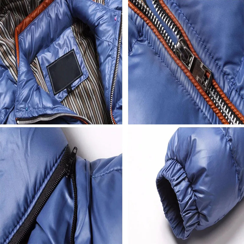 Hugo | Chaqueta Acolchada Térmica con Capucha para Hombre – Máximo Abrigo