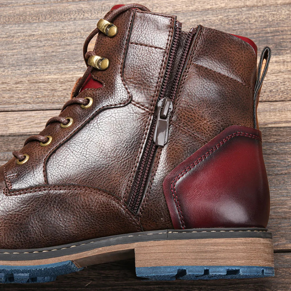 Peter™ | Botas Oxford de piel