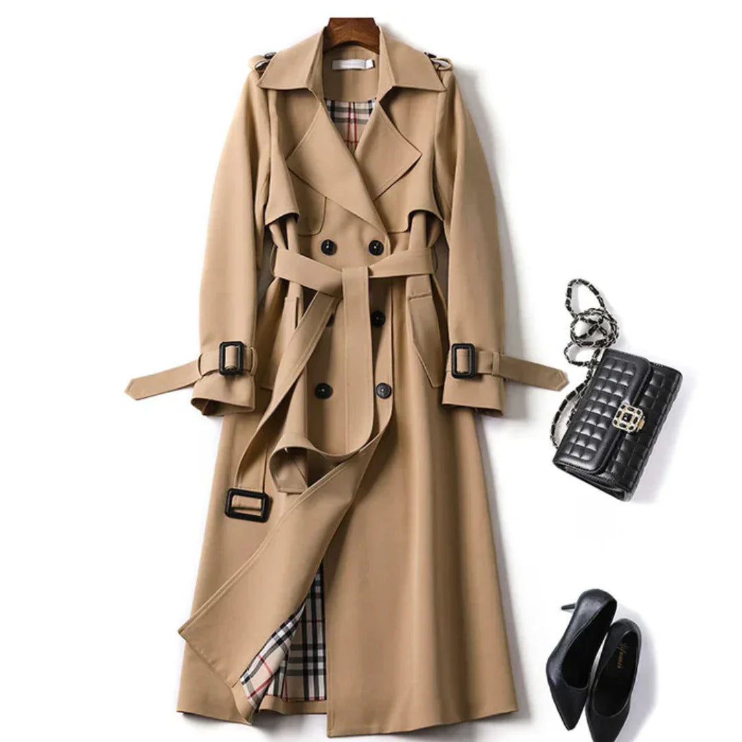 Isabella - Chique Dames Trenchcoat met Riem