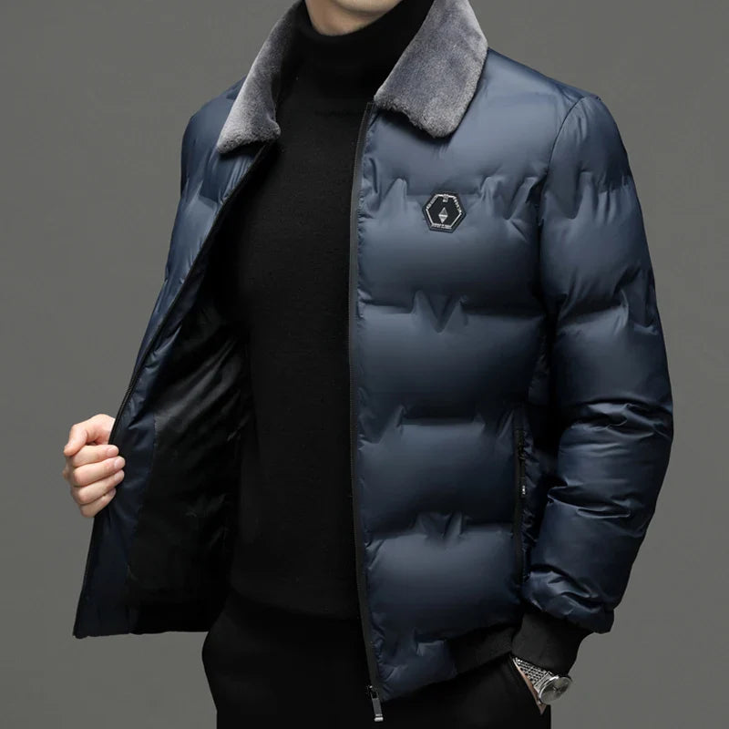 Windsor | Chaqueta con cuello de piel