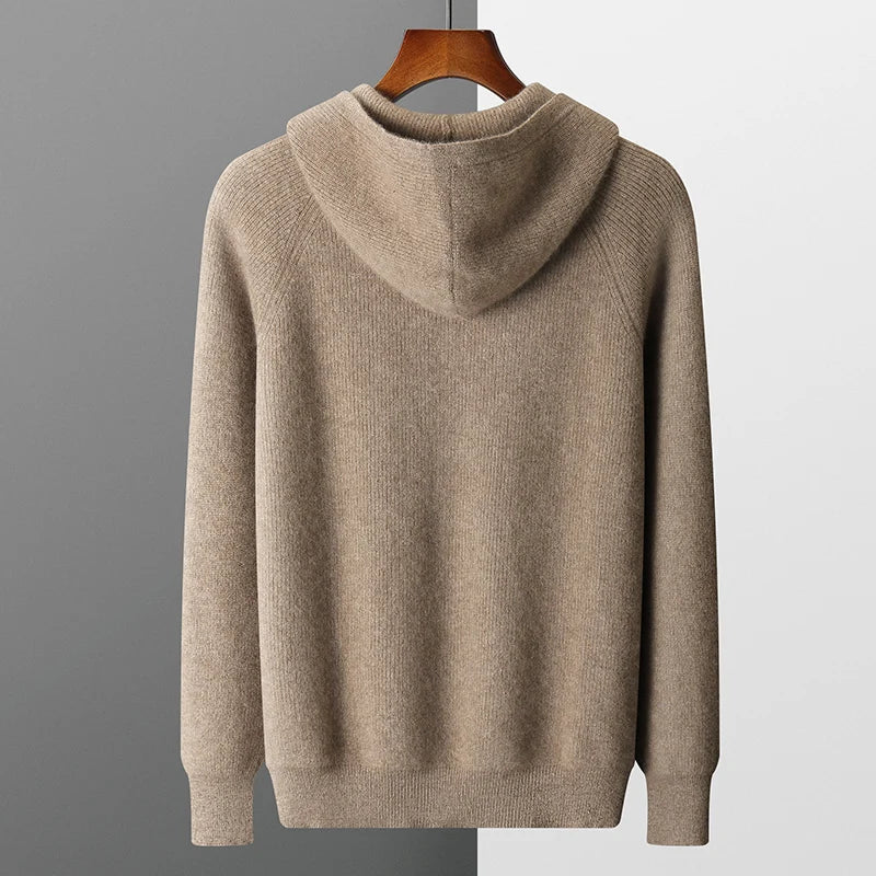 Luciano Greco | Wool Zip Hoodie