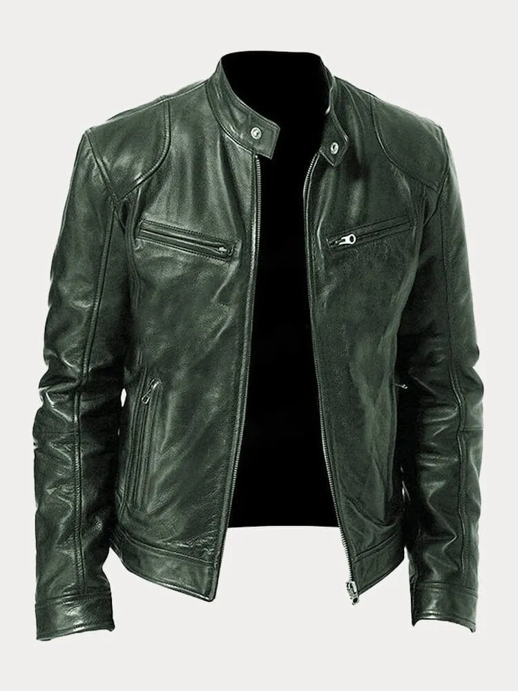 River™ – Chaqueta de cuero clásica para un estilo sin esfuerzo