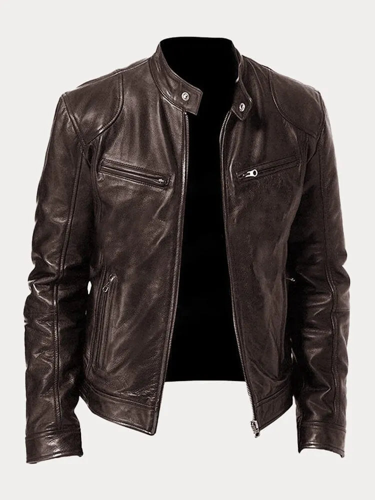 River™ – Chaqueta de cuero clásica para un estilo sin esfuerzo