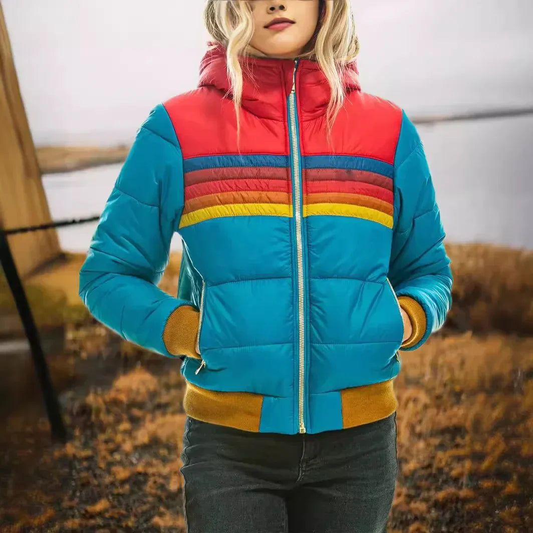 Regina - Retro Winterjas met Capuchon