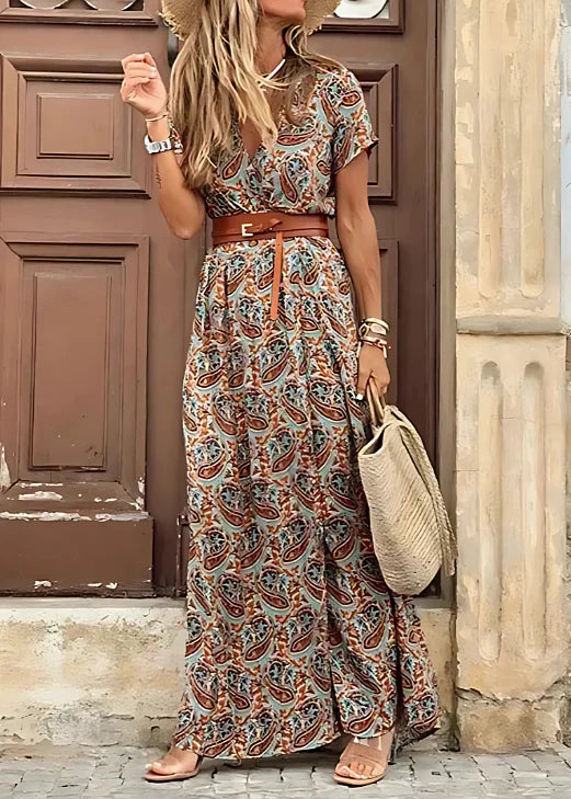 Sybella | Rochie maxi boemă și vaporoasă