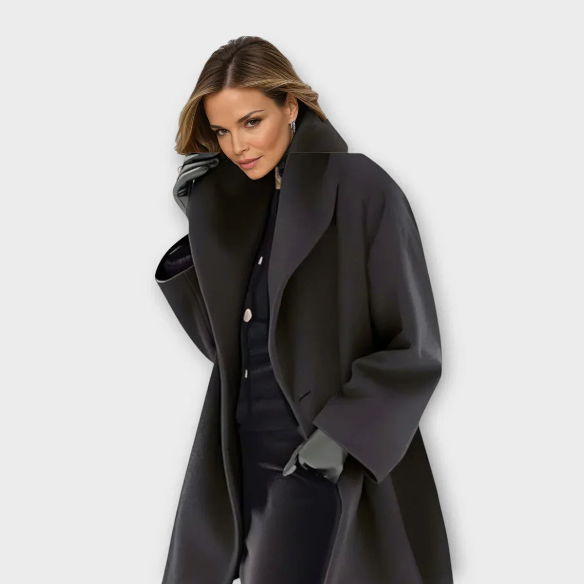Aurélie - Elegante Wollen Winterjas