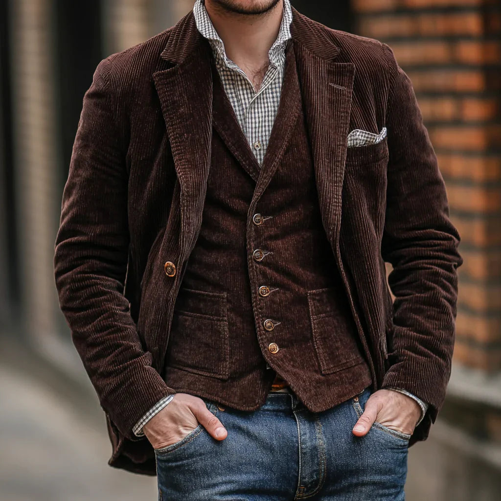 Frank | Blazer elegante de pana